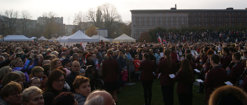 Uroczystości na Wyspie Młyńskiej w Bydgoszczy