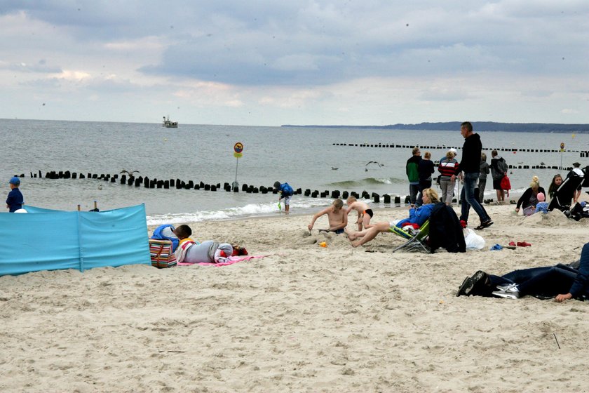 Plaża w Ustce. To tutaj utonęła Nikola