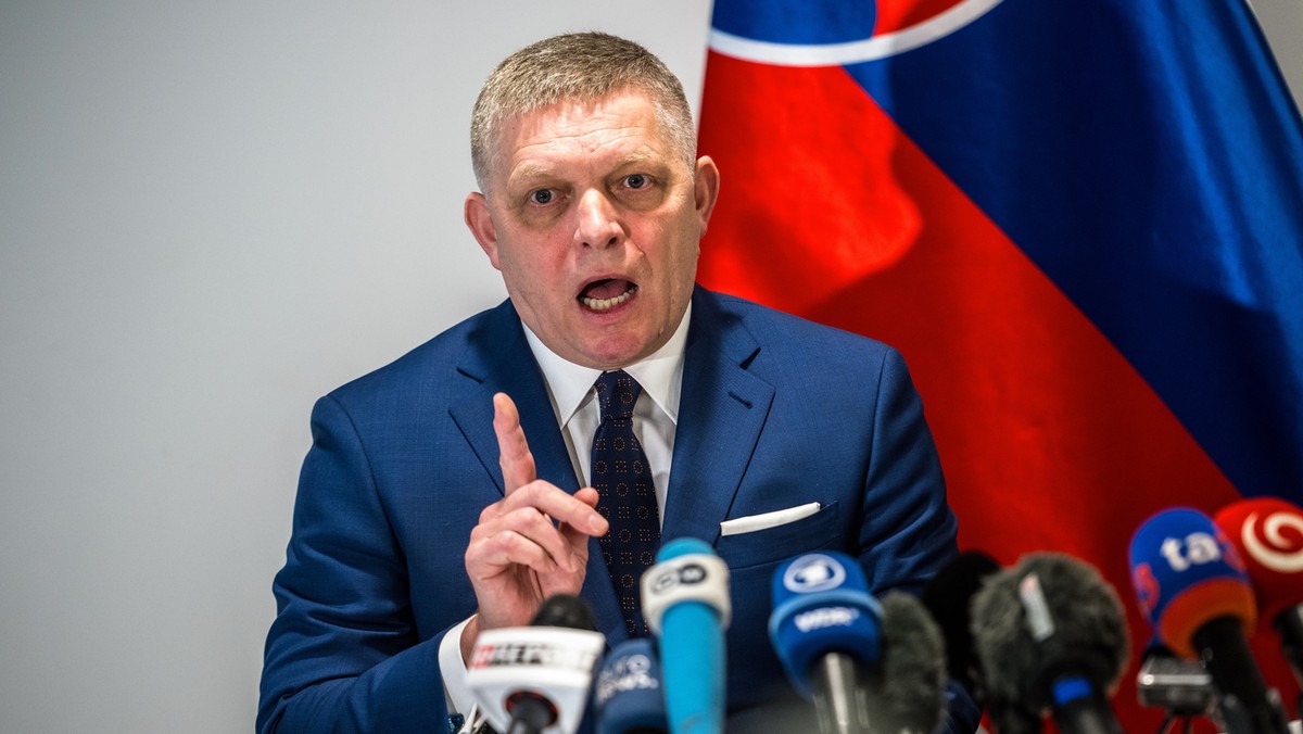 Premier Słowacji Robert Fico wykorzystał decyzję Tuska w sprawie Netanjahu, atakując opozycję [Źródło: Onet]