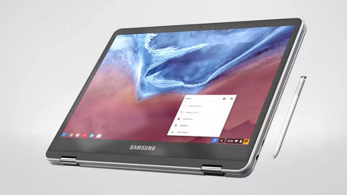 Samsung Chromebook Pro z rysikiem dostrzeżony na stronie producenta