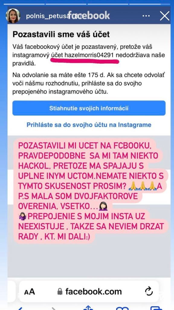 Polnišová rieši nepríjemnosť.