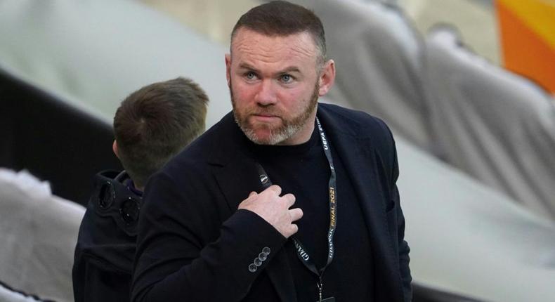 Illness - Derby manager Wayne Rooney Creator: ALEKSANDRA SZMIGIEL