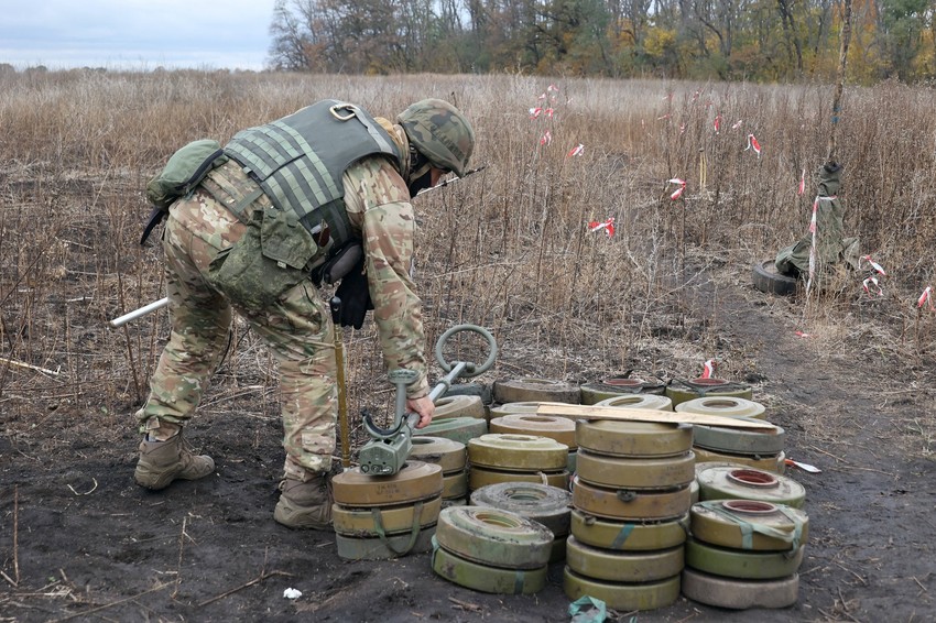 Deminiranje, ilustracija