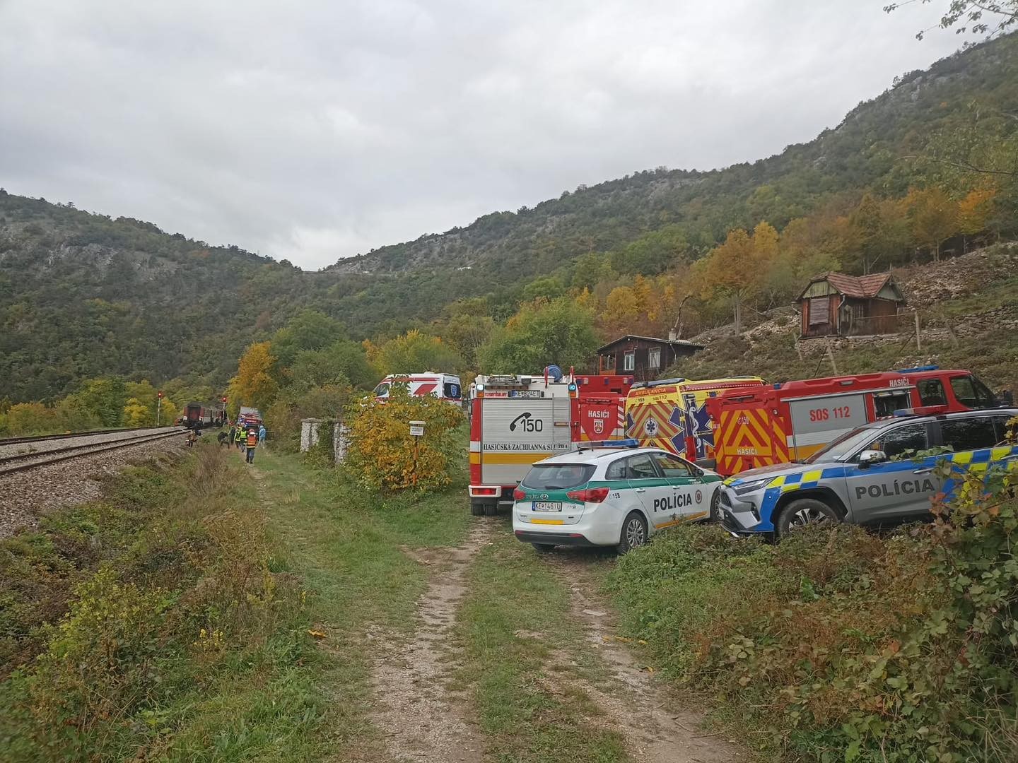 Pred tunelom v obci Jablonov nad Turňou došlo k zrážke dvoch rýchlikov.