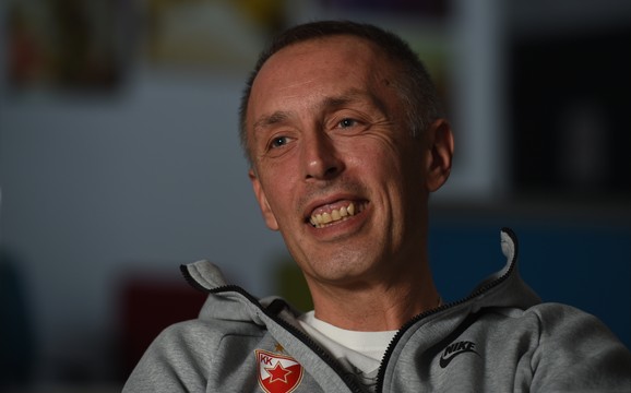 Milan Tomić, trener košarkaša Crvene zvezde