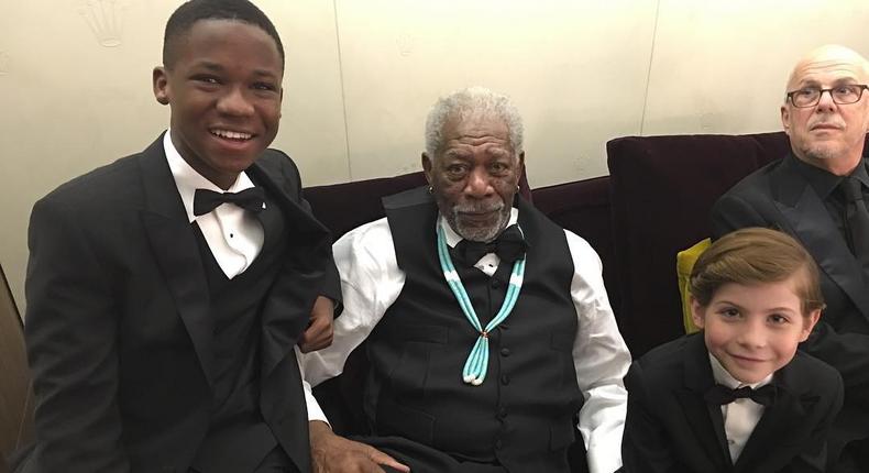 Abraham Attah, veteran actor Freeman Morgan and Canadian young actor Jacob Tremblay