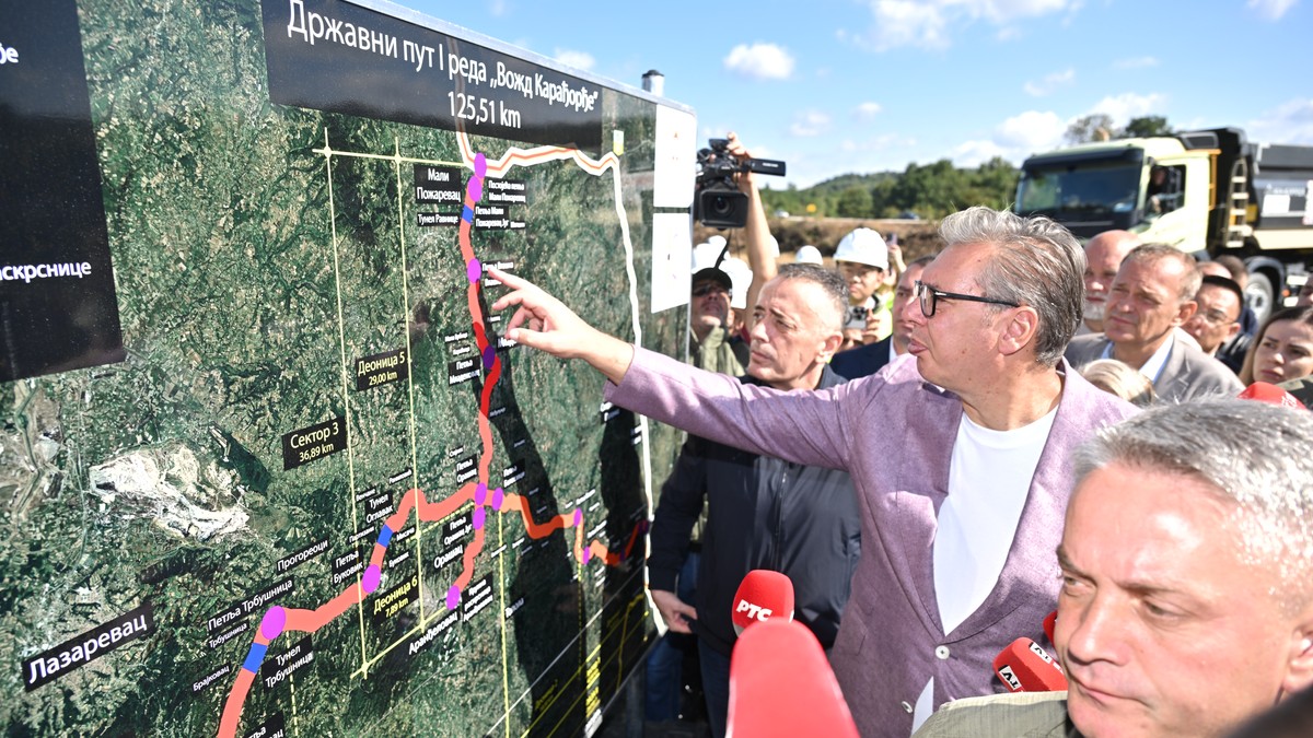 Vučić: Beograd-Aranđelovac za samo 45 minuta! "Vožd Karađorđe" spajaće pola Srbije (FOTO)