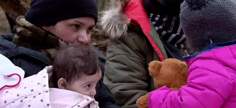 "Byli już 8-krotnie przerzucani przez polską straż graniczną". Migranci znalezieni w lesie koło Narewki