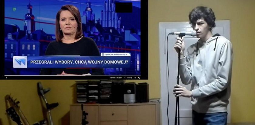 Dotkliwie zakpił z "Wiadomości". Czy obawia się odwetu ze strony TVP?