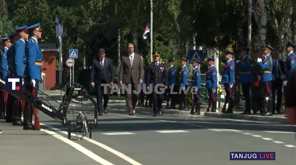 Aleksandar Vučić na svečanosti na Banjici
