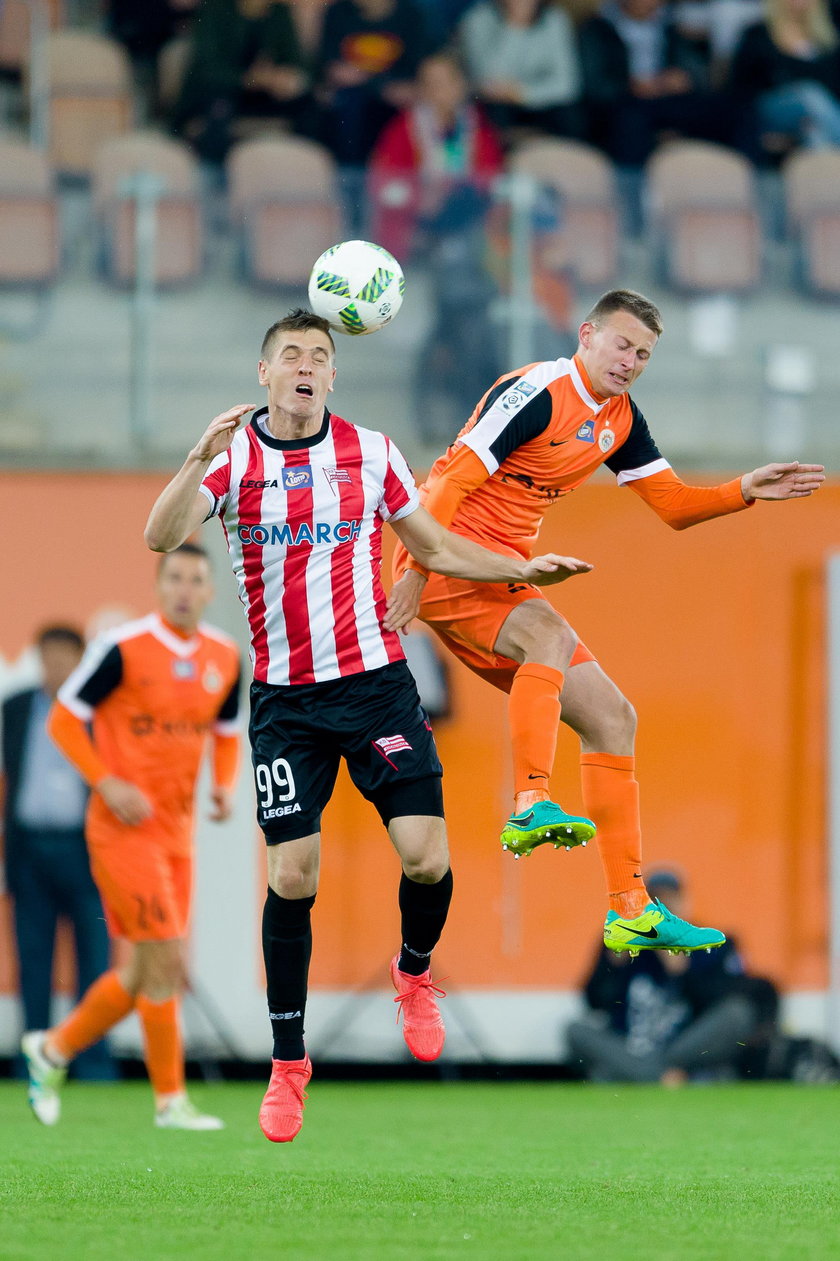 Pilka nozna. Ekstraklasa. Zaglebie Lubin - Cracovia. 24.09.2016