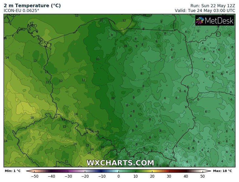 Termometry pokażą zróżnicowane wartości