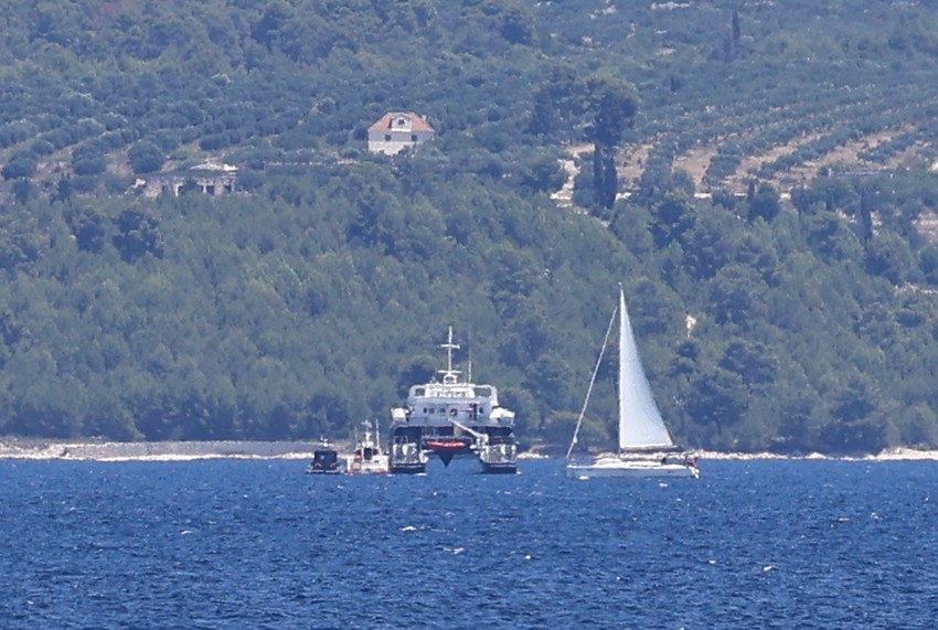 Sudar katamarana i jedrilice između Šolte i Brača 13. juna