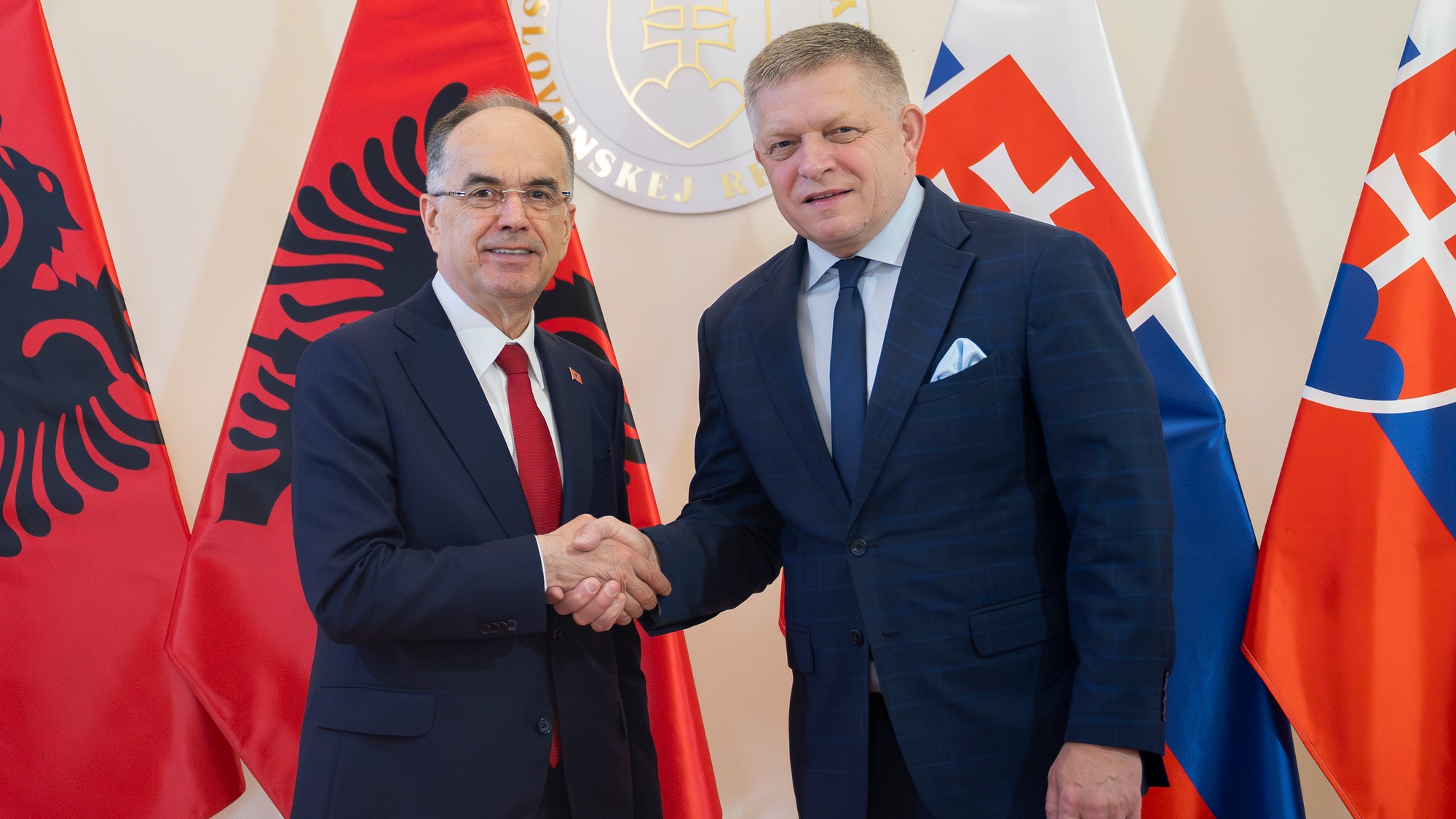 Albánsky prezident Barjam Begaj na návšteve Slovenska 