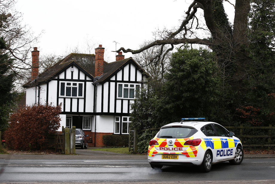 The former British intelligence agent who leaked the dossier has fled his home in fear. Police officers are now guarding his house.