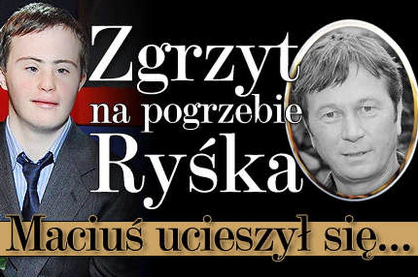 Zgrzyt na pogrzebie Ryśka. Maciuś ucieszy się...