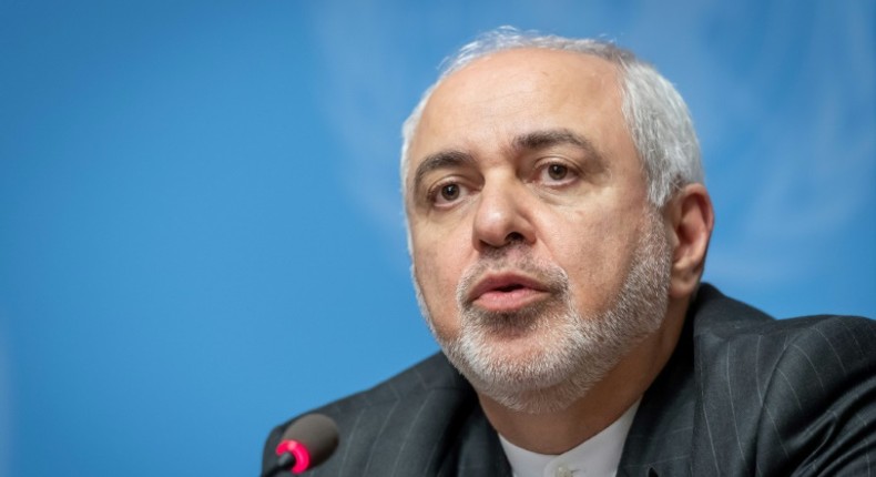 Javad Zarif, pictured here in Geneva, said Europe was being 'bullied' by Washington