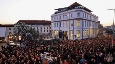 Ogromny protest w Porto. Policjanci wyszli na ulice miasta