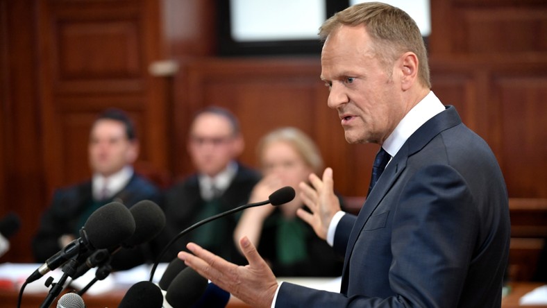 Donald Tusk w SÄdzie OkrÄgowym