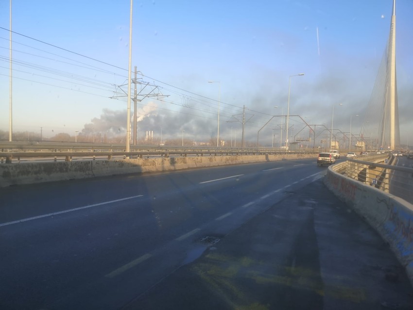 Dim se vidi i sa Banovog brda