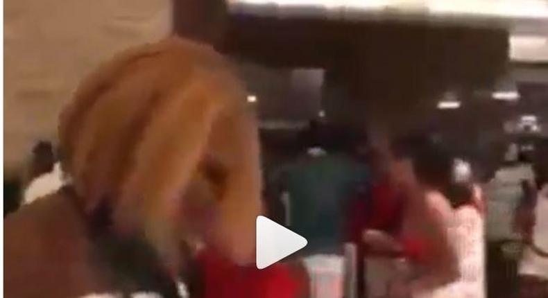 Viral video shows slay queens fighting over food at public event