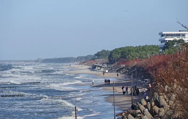 Plaża w Mielnie.