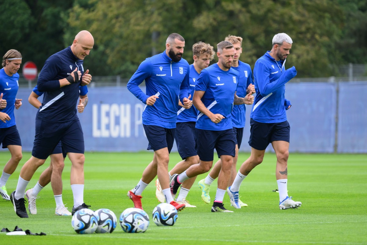 Lech Poznań trening