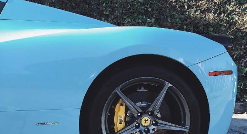 Kylie Jenner's customized Ferrari 458 Spider