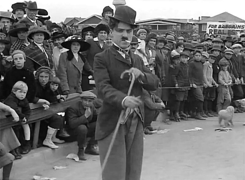 Najbardziej znana filmografia Chaplina to głównie kino nieme - domena publiczna