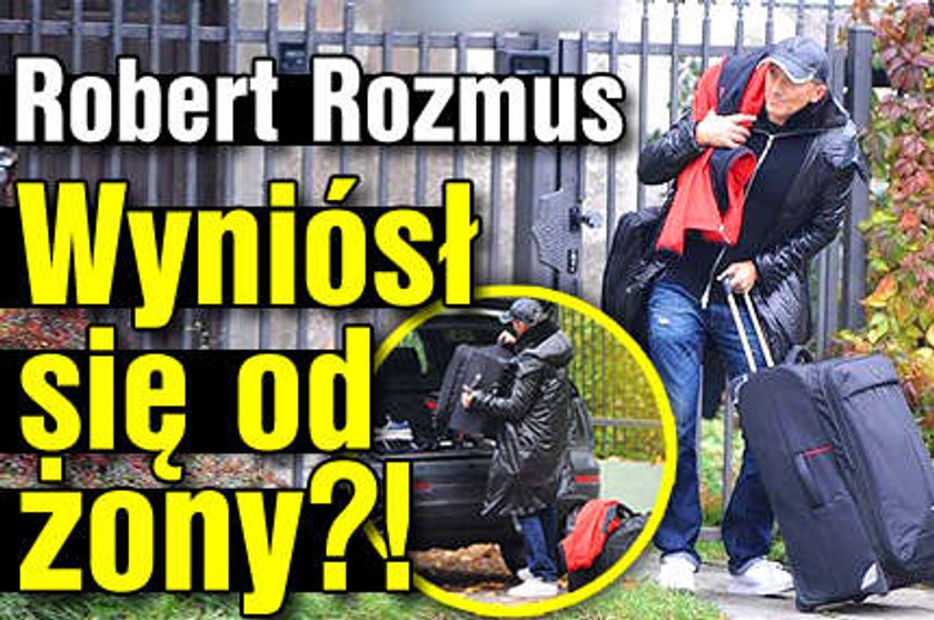 Robert Rozmus zostawił żonę?!