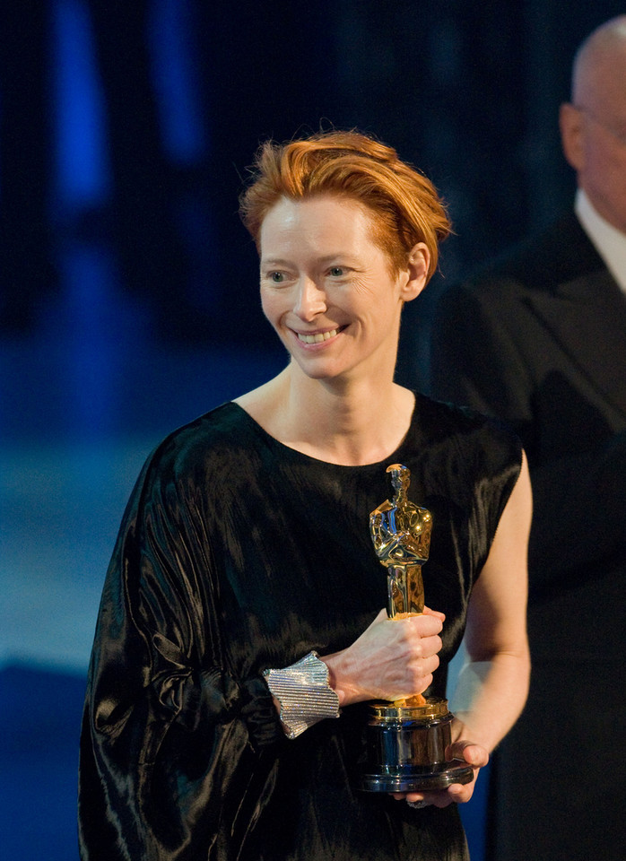 Tilda Swinton z Oscarem za "Michaela Claytona"