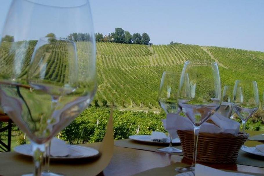 Udo Schraeter wino kieliszki winnica degustacja 
