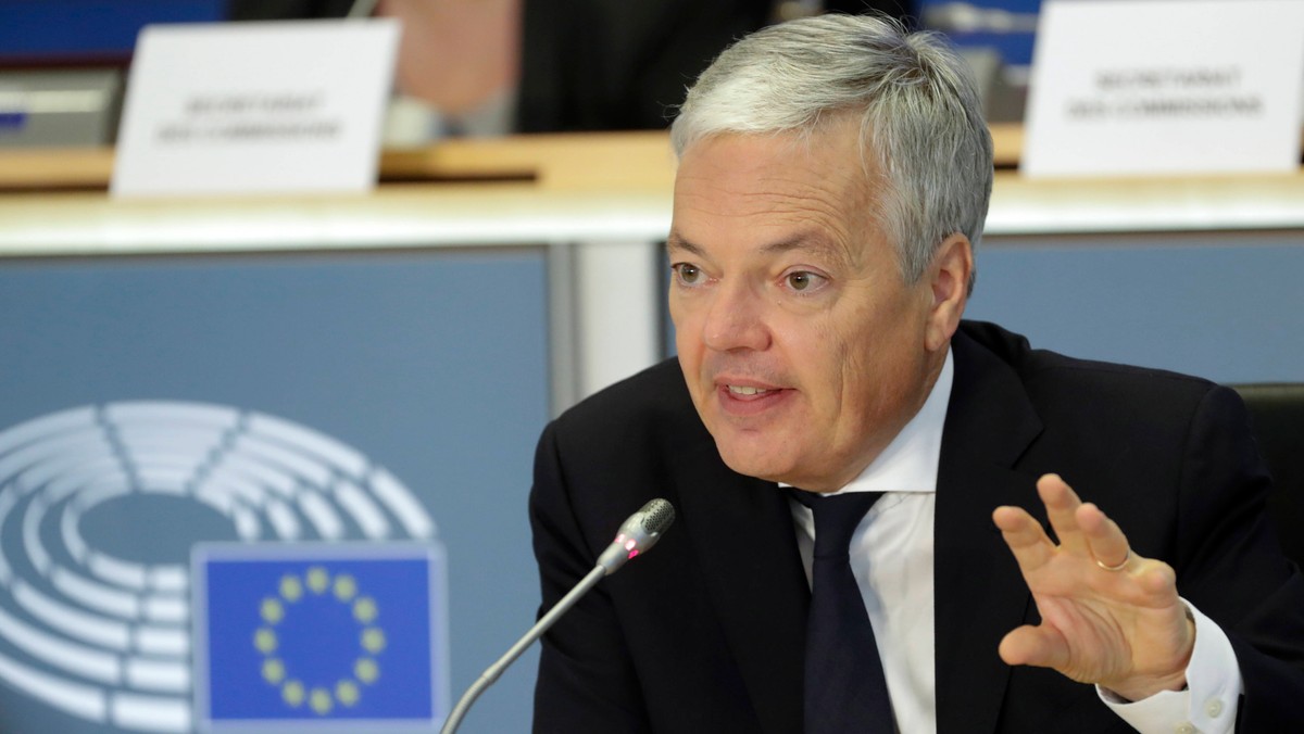 Didier Reynders zapowiada kontynuację procedury praworządności wobec Polski i Węgier