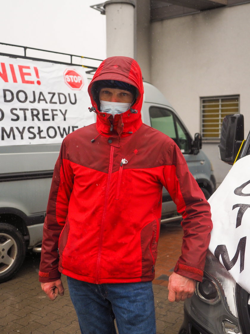 Protest mieszkańców Nowosolnej