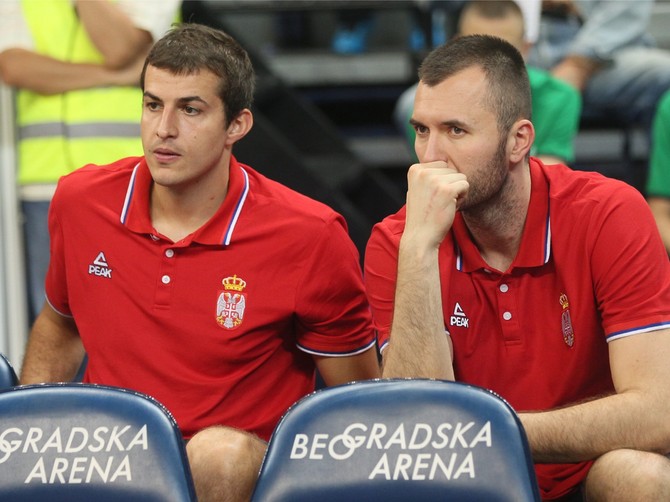 Nemanja Bjelica (levo)