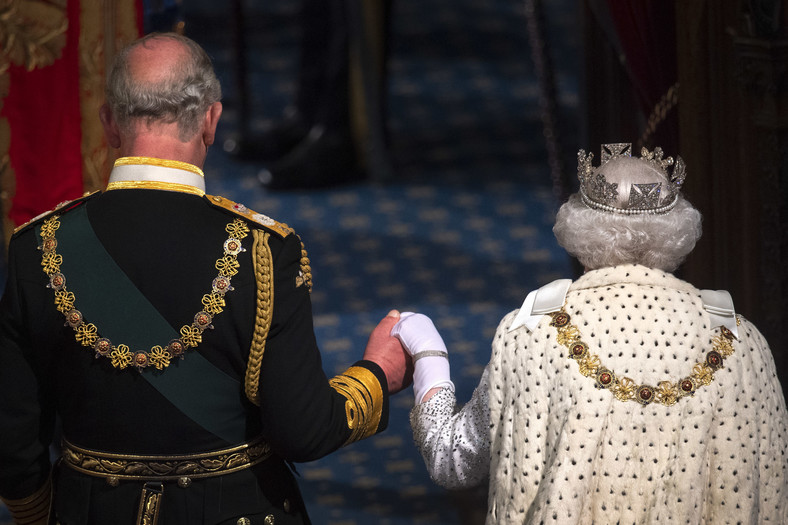 Elżbieta II i książę Karol
