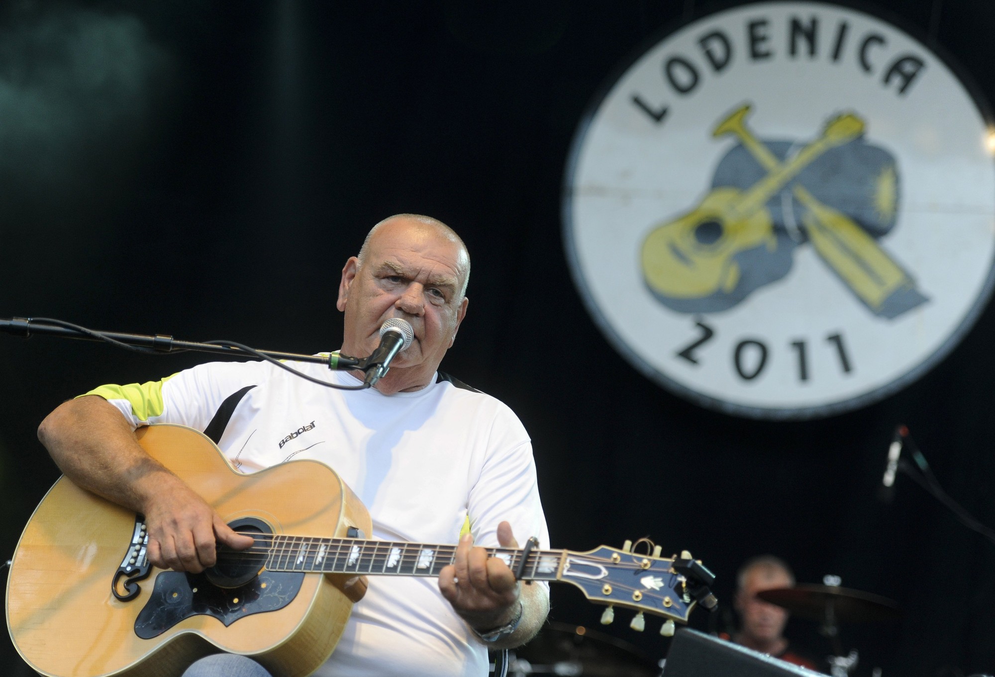 Český folkový interpret František Nedvěd v roku 2011. 