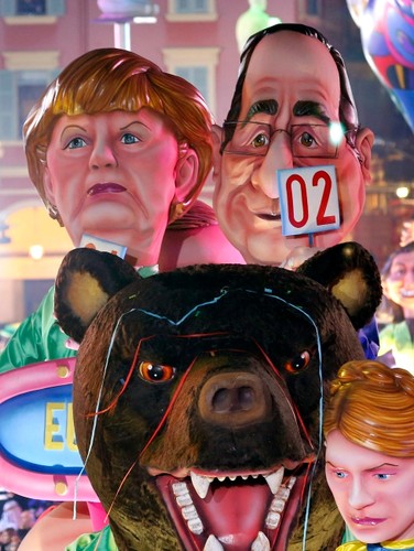 Parada podczas karnawału w Nicei