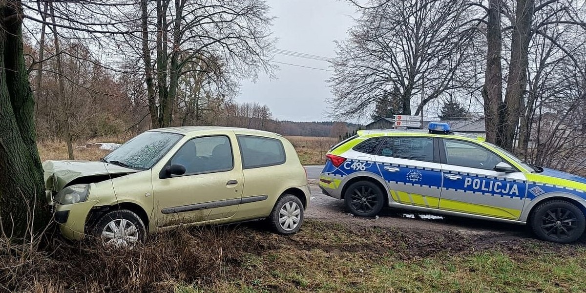 Szalona ucieczka kierowcy renault.