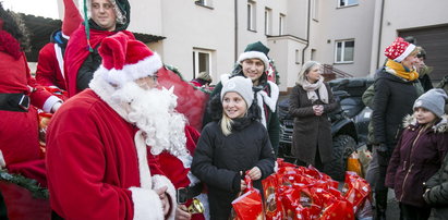 Mikołaj w Mysłowicach zajechał w cadillacu