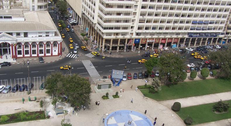 Place de l'independance dakar ( senegal )