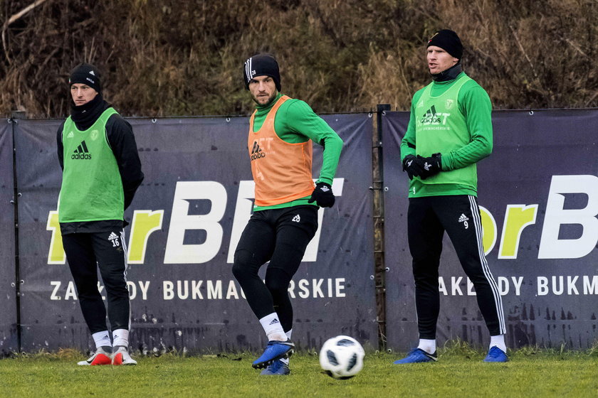 Pilka nozna. Ekstraklasa. Slask Wroclaw Trening. 13.12.2018