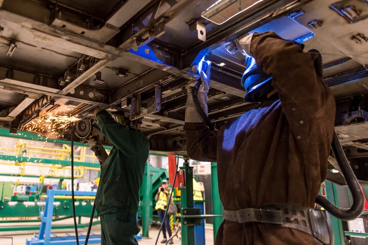 Zakłady Bombardier Transportation we Wrocławiu <br><br> (kru) PAP/Maciej Kulczyński