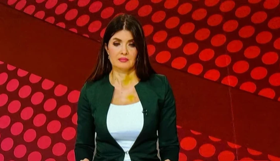 Gordana Stijačić sa mrljama na vratu