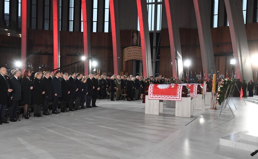 Uroczystości złożenia szczątków prezydentów RP na uchodźstwie