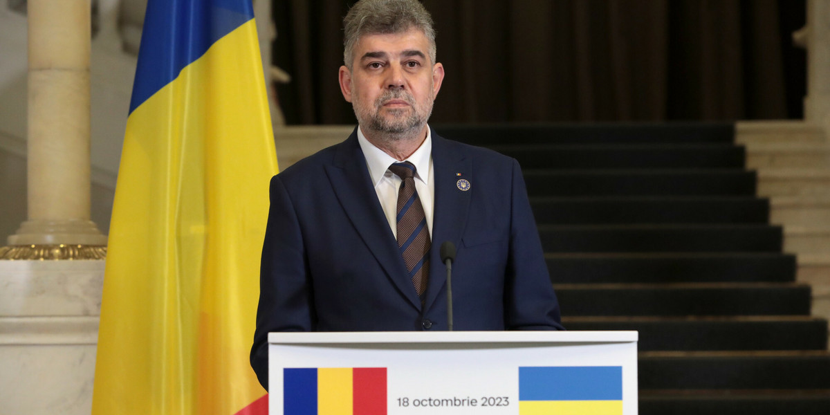 Premier Rumunii Marcel Ciolacu