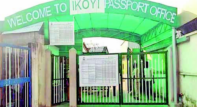 Ikoyi Passport Office (The Sun)