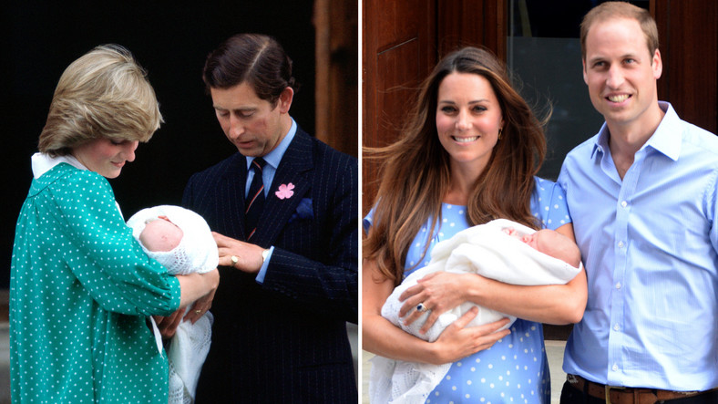 Księżna Dina i księżna Kate tuż po narodzinach swojego pierwszego dziecka