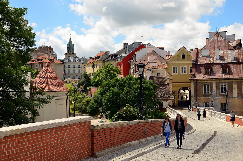 Lublin - Brama Grodzka od strony zamku