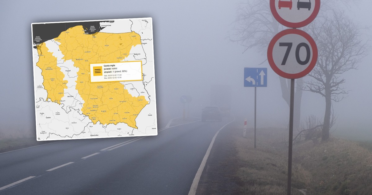 Prawie cała Polska ogarnięta zagrożeniem. Wydano alerty dla 16 województw